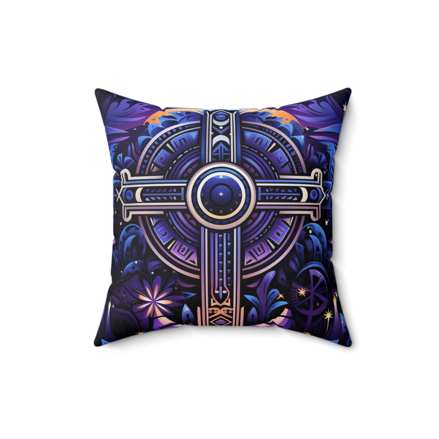 Spun Polyester Square Pillow - Redeemed Design
