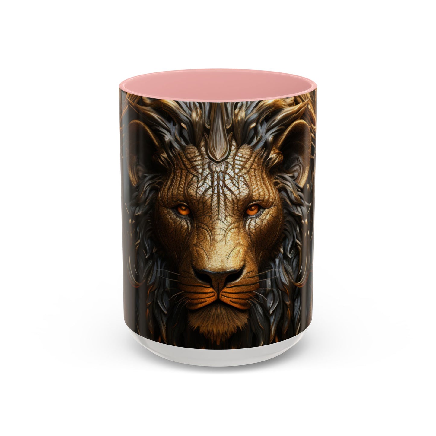Accent Coffee Mug, 11oz - Lion of Majesty Design