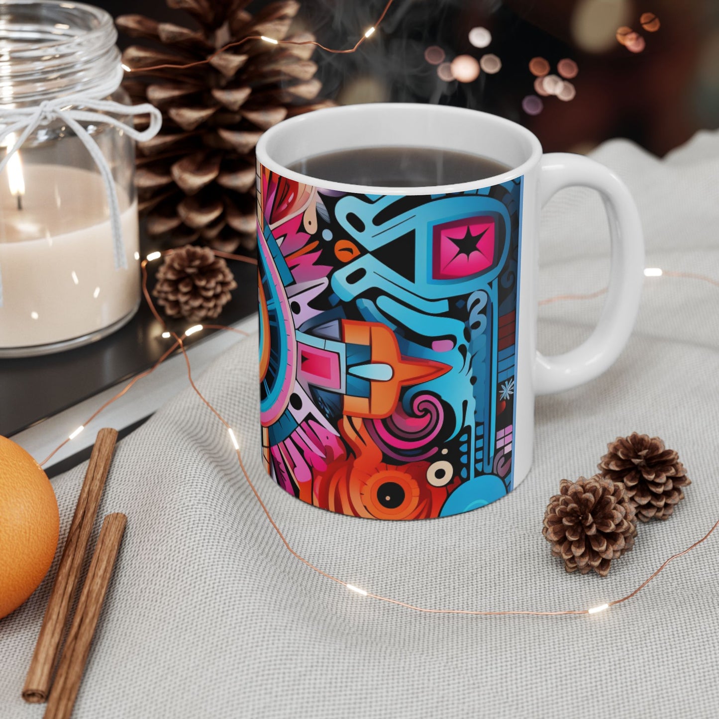 Ceramic Mug 11oz - Sema Neema Design