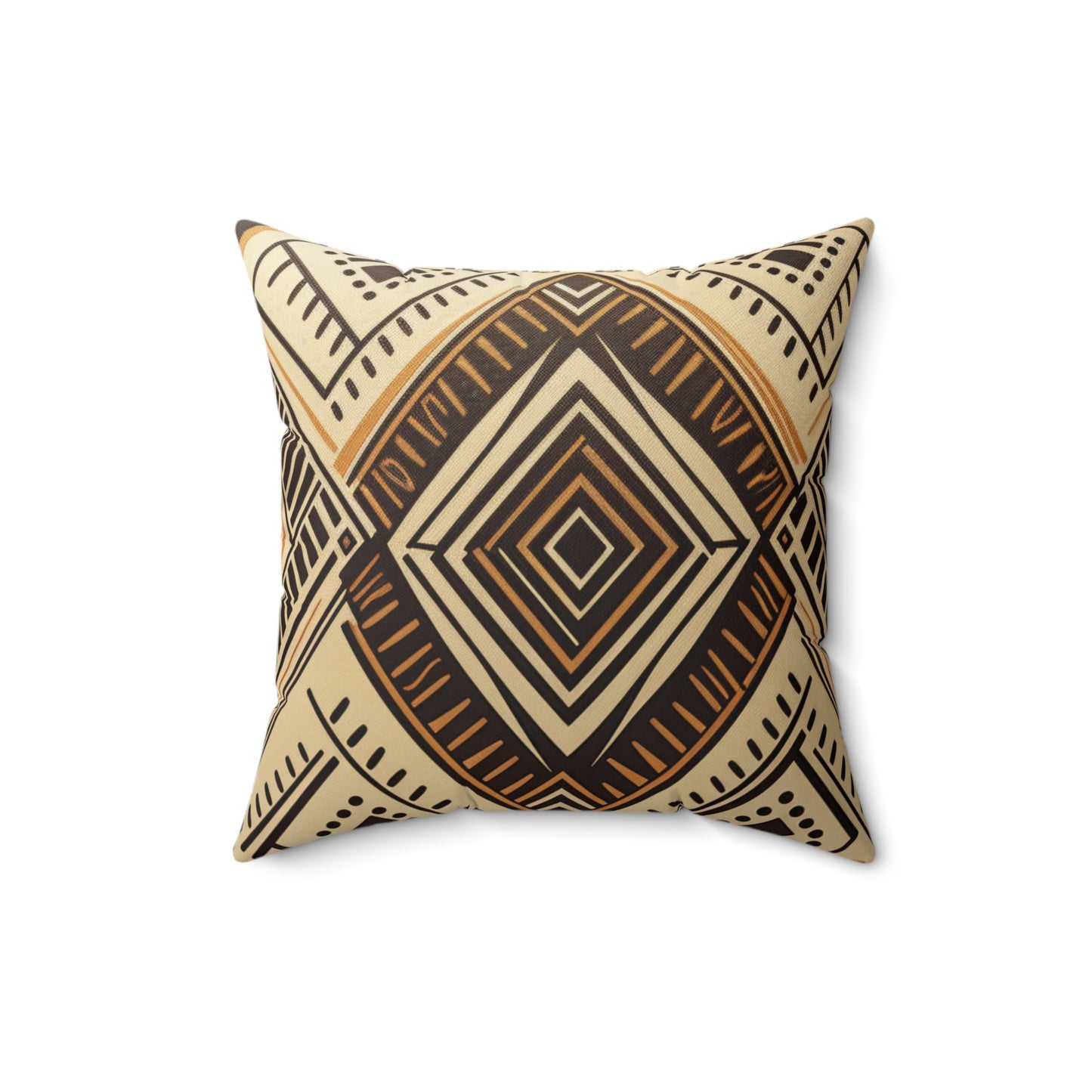 Spun Polyester Square Pillow - Kalahari Accord Design