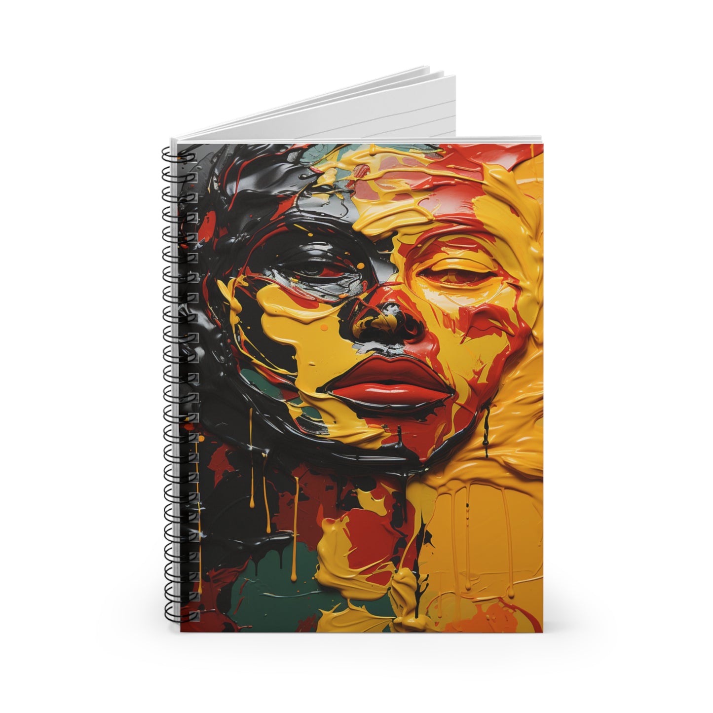 Spiral Notebook - Ruled Line - Mother Africa Design