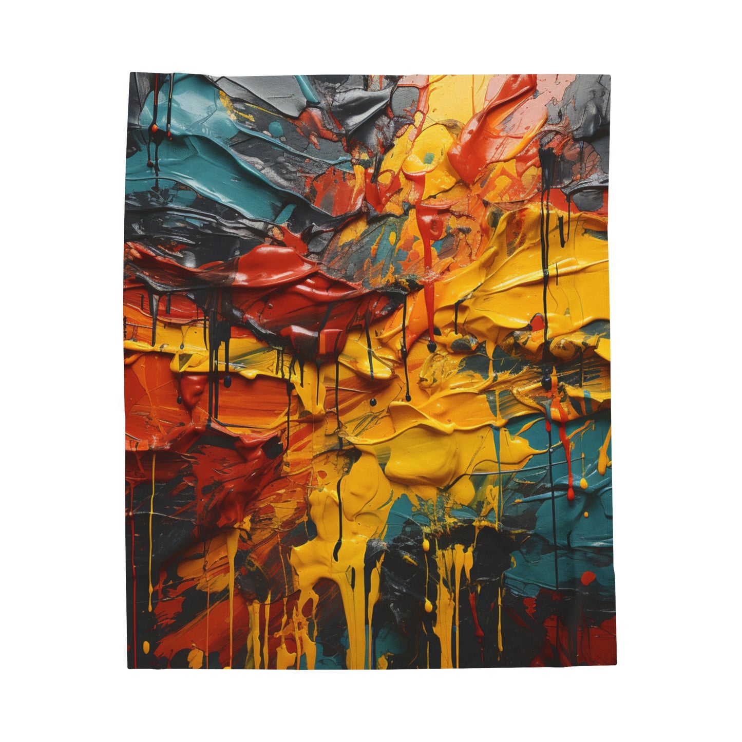 Velveteen Plush Blanket - Overflowing Grace Design