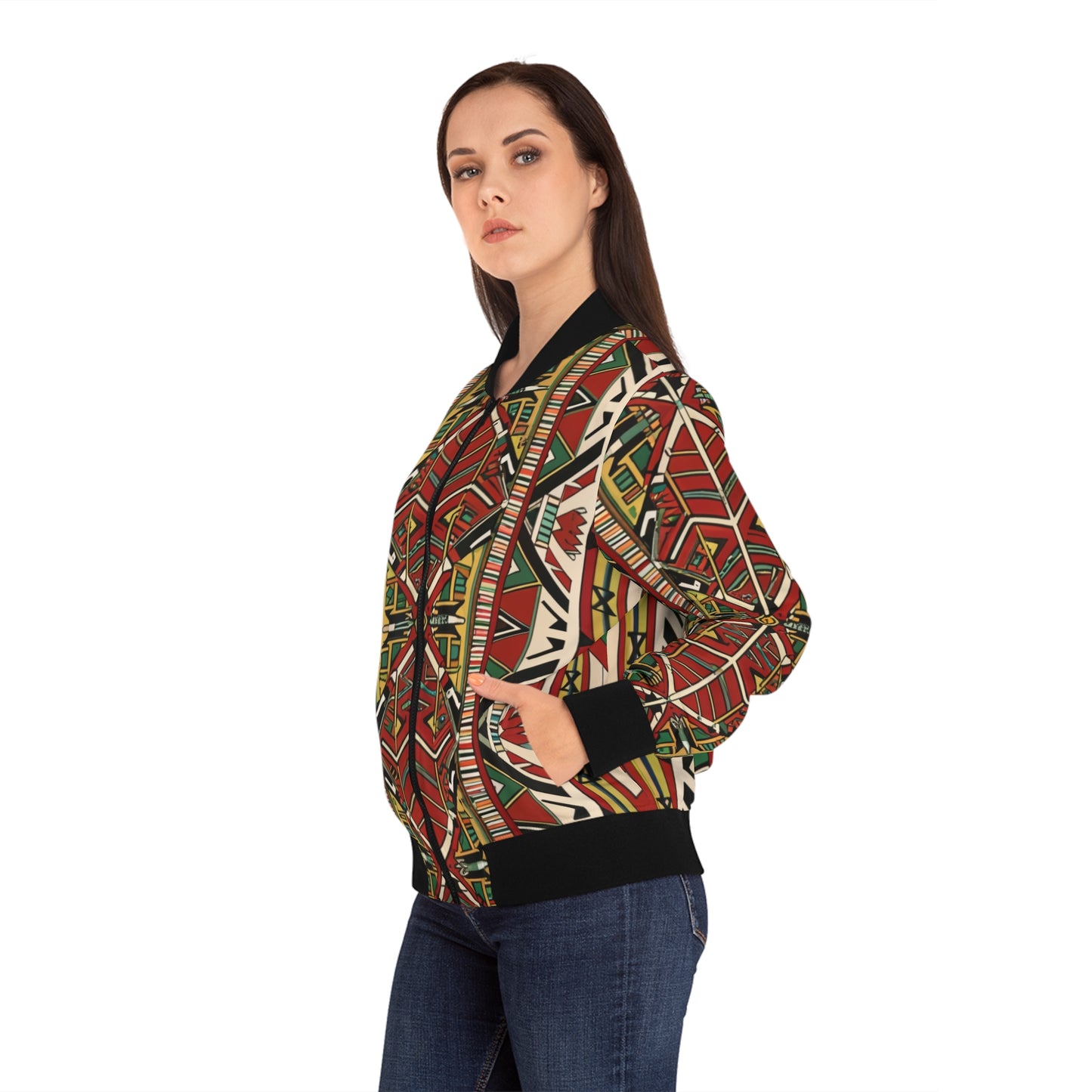 Women's Bomber Jacket - Guiding Path Design