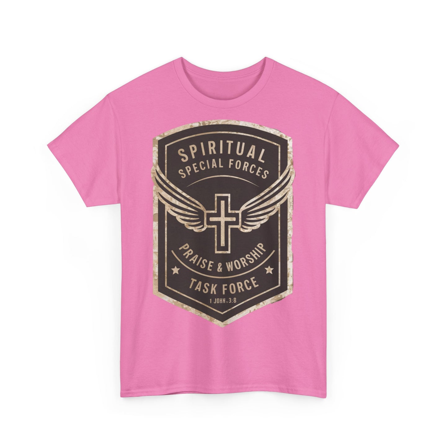 Unisex Heavy Cotton T-shirt - Spiritual Wars Praise & Worship