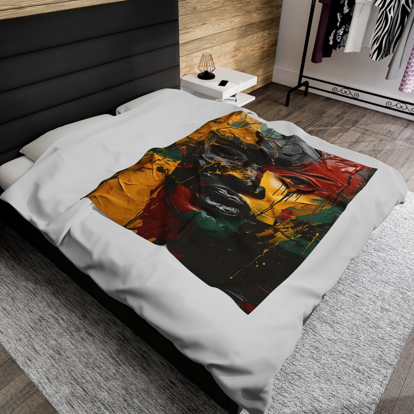 Velveteen Plush Blanket - Resilient Beauty Design