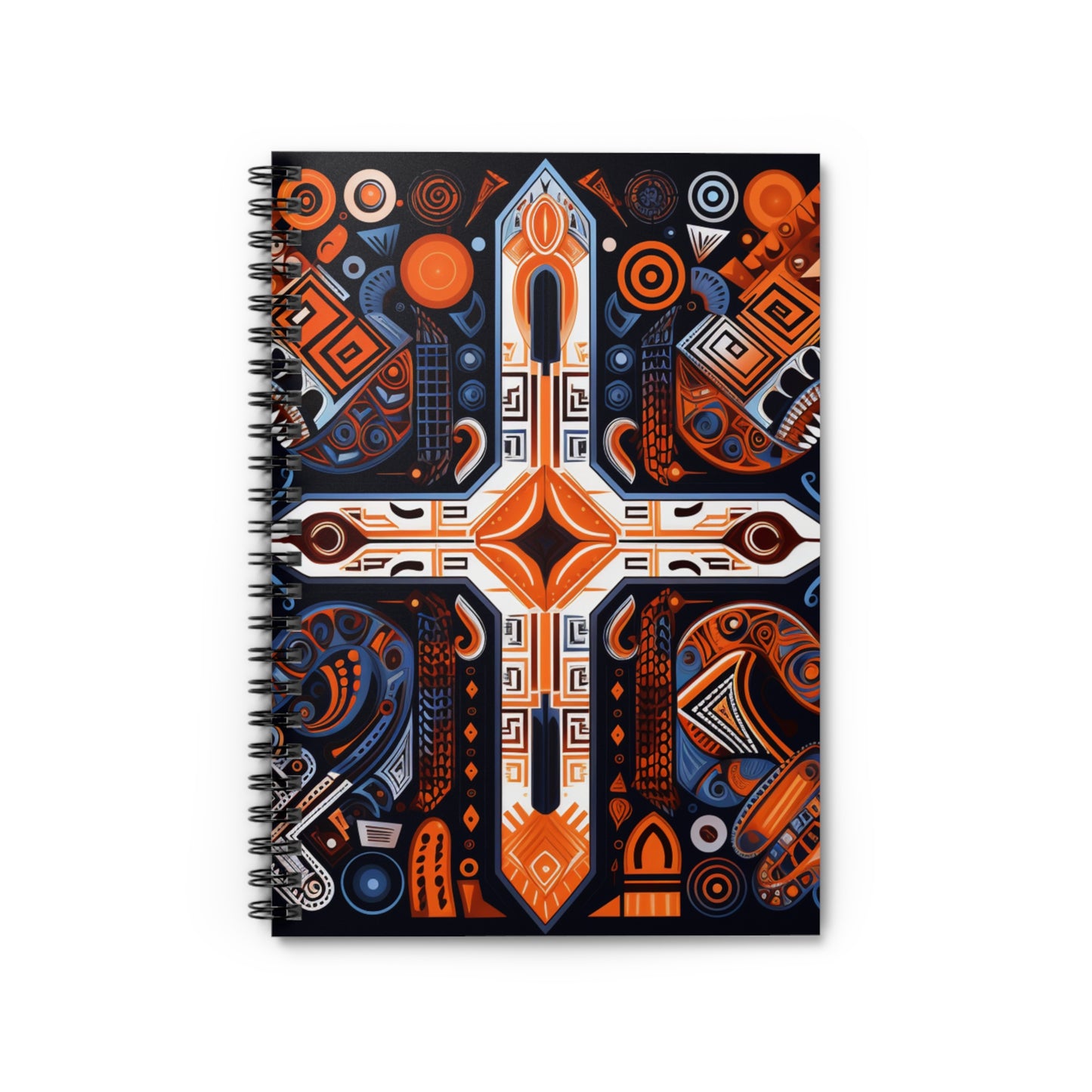 Spiral Notebook - Ruled Line - Faith in Mosaic Design - Romans 8:28