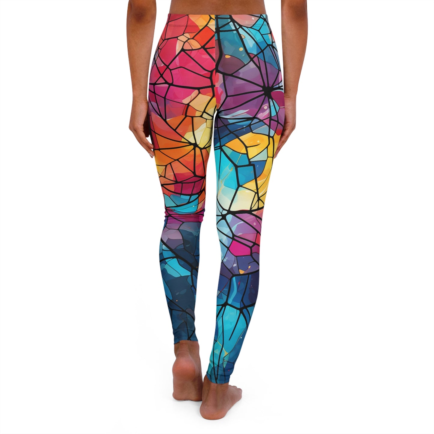 Women's Spandex Leggings - Radiant Redemption Design