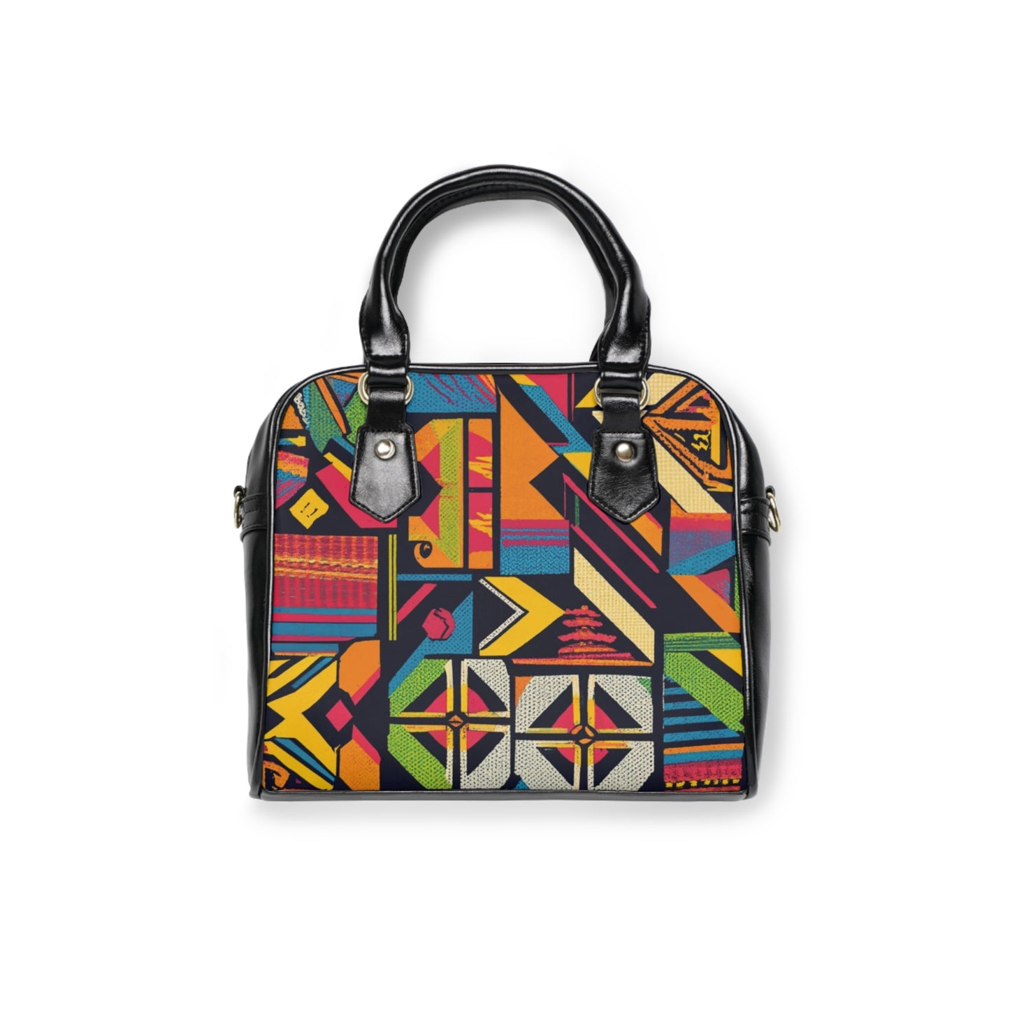 Shoulder Handbag - Limpopo Collage Design