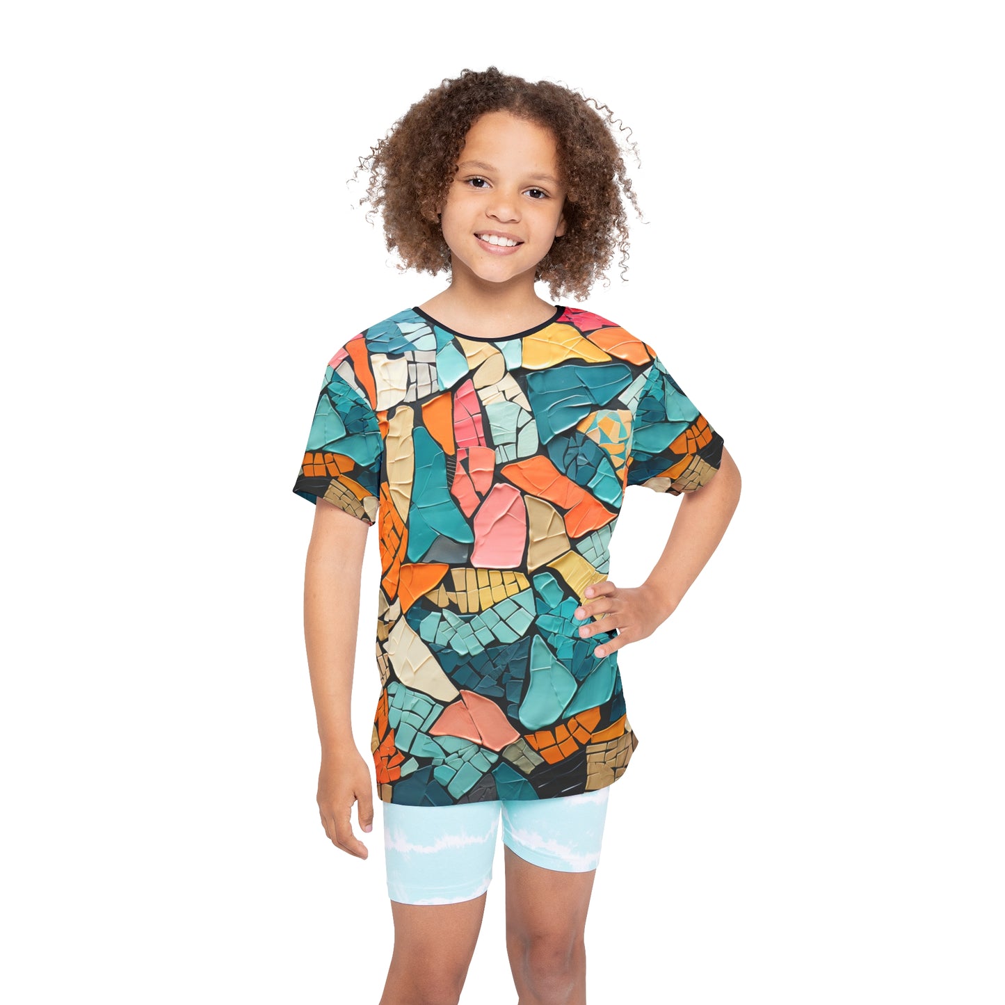 Kids Sports Jersey (AOP) - Colours Of Heaven Design