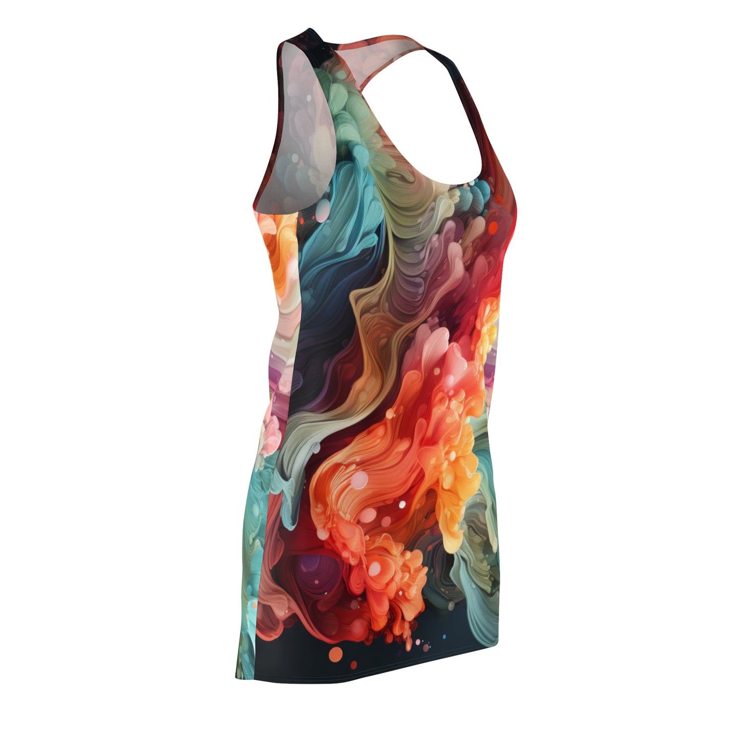Women's Cut & Sew Racerback Dress (AOP) - Hope Clouds