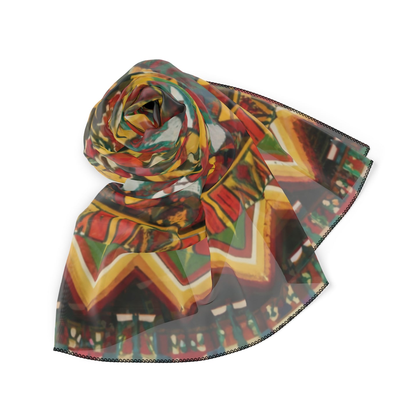 Unisex Poly Scarf - Nyamhunga Design