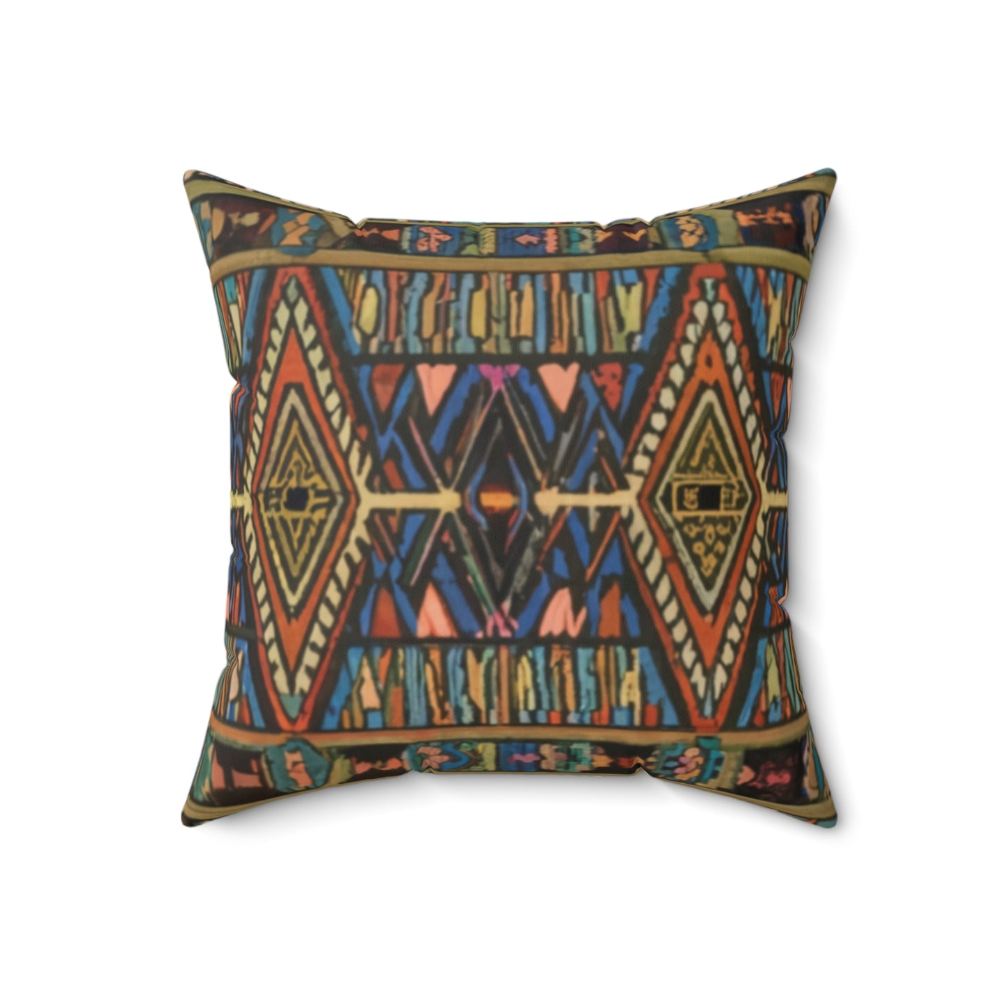 Spun Polyester Square Pillow - Radiance of Creation Design