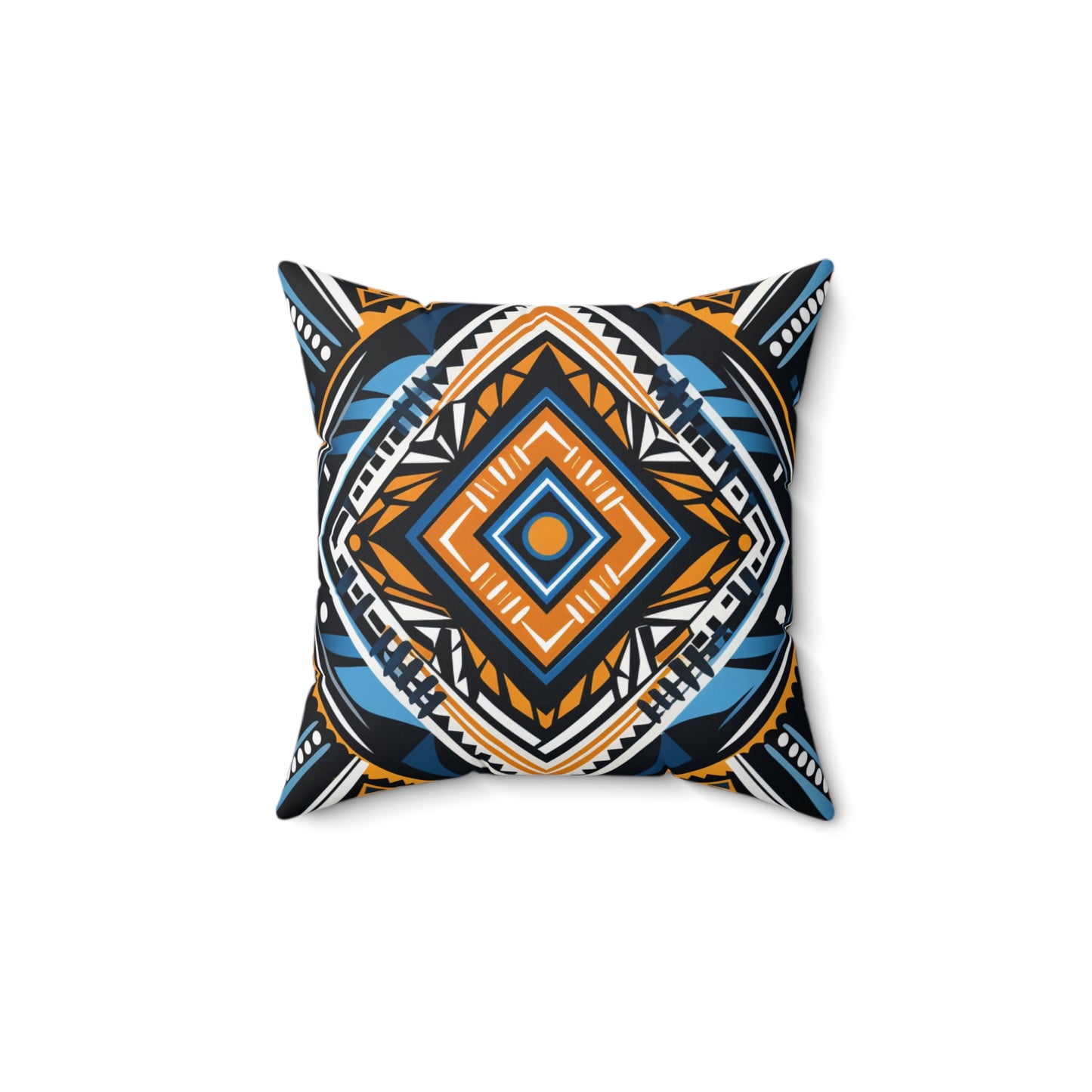 Spun Polyester Square Pillow - Bukhosi Design