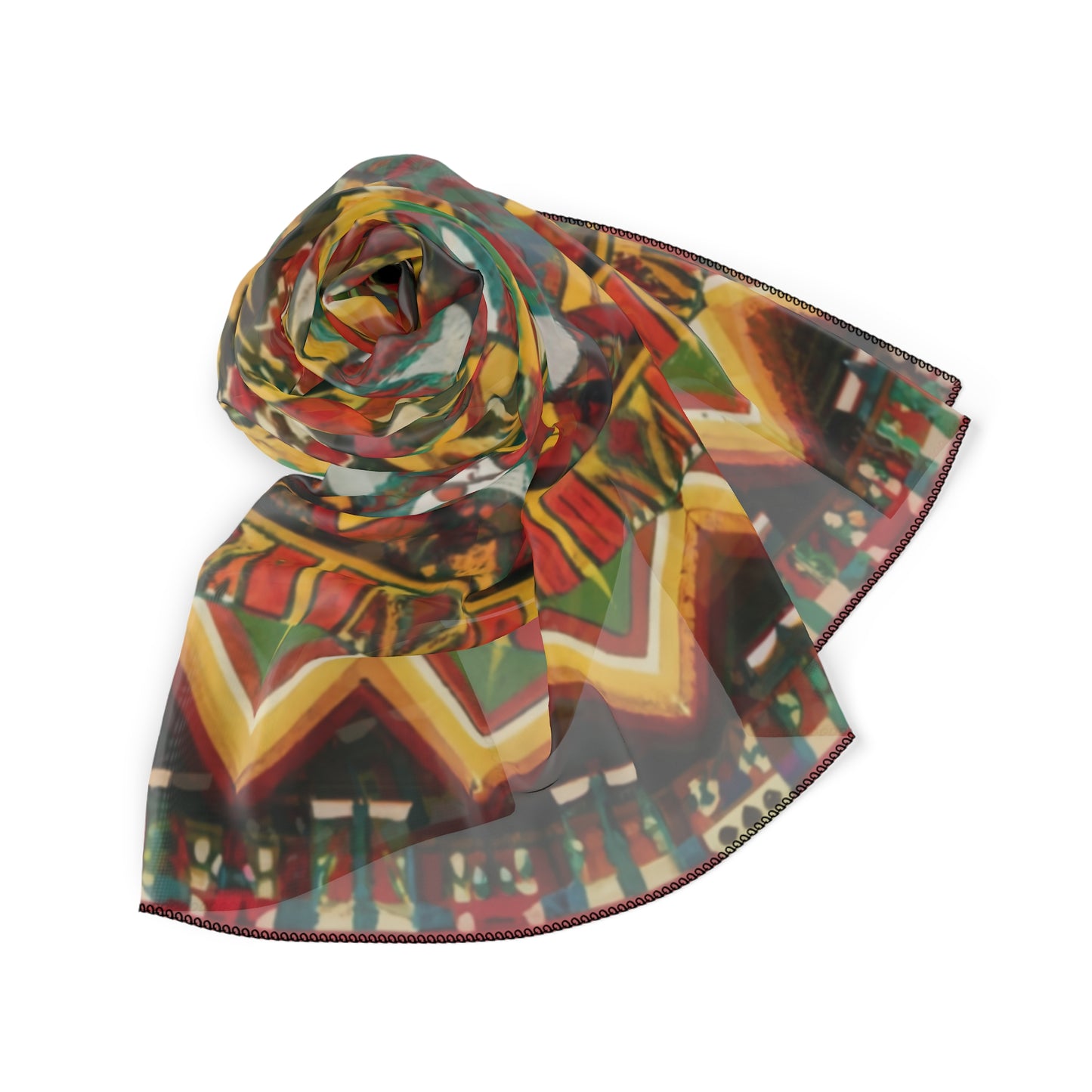 Unisex Poly Scarf - Nyamhunga Design