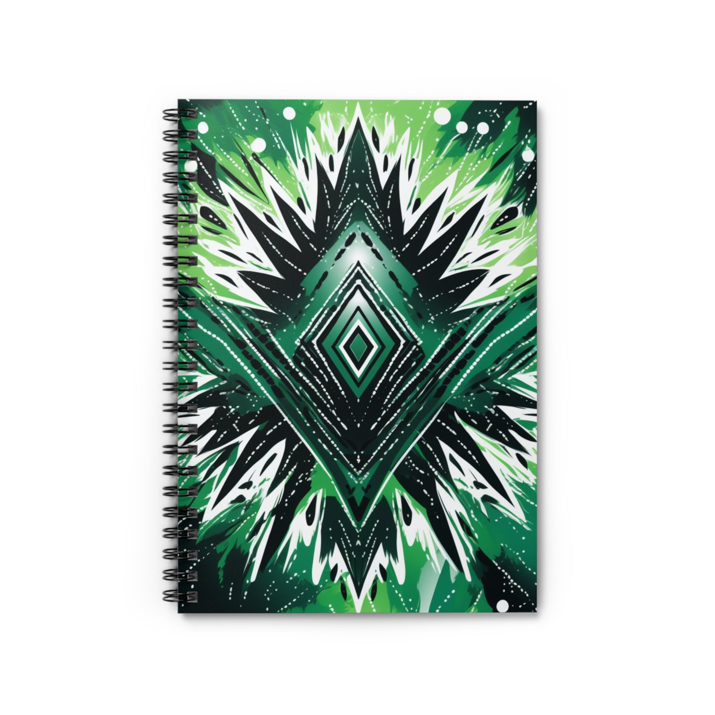 Spiral Notebook Ruled Line - Naija Tye Dye Design
