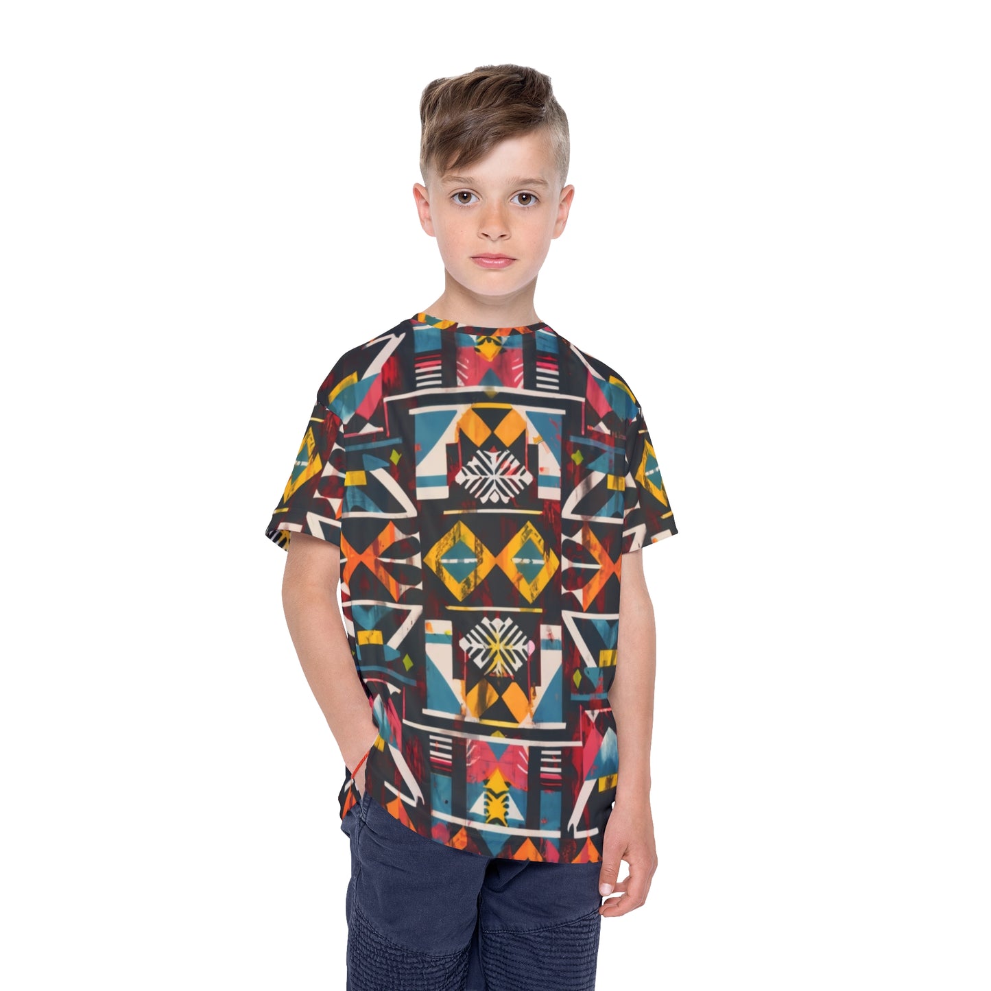 Kids Sports Jersey - Covenant Pattern Design