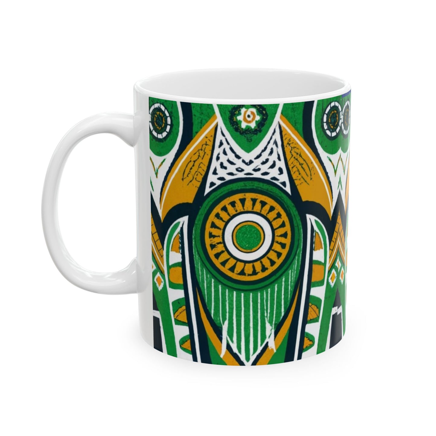Ceramic Mug 11oz - Sankofa Dreamscape Design