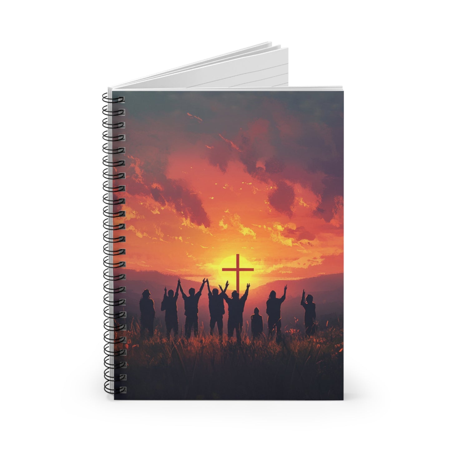Spiral Notebook - Ruled Line - Grace Design