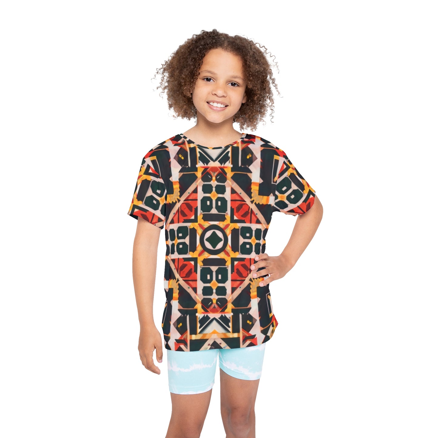 Kids Sports Jersey - Everlasting Cross Design