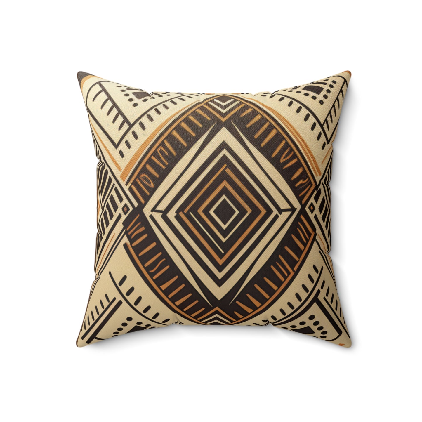 Spun Polyester Square Pillow - Kalahari Accord Design