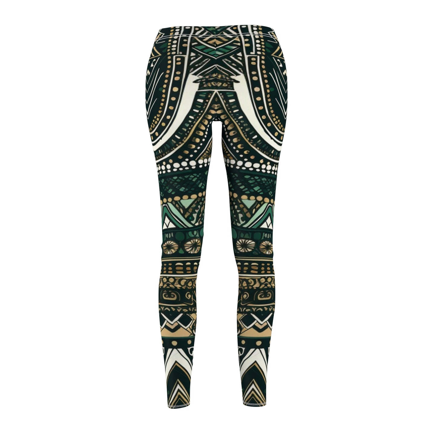 Women's Cut & Sew Casual Leggings - Dashiki Dream Design - Hebrews 12:29