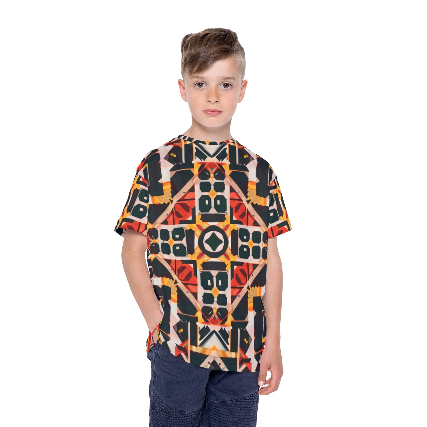Kids Sports Jersey - Everlasting Cross Design