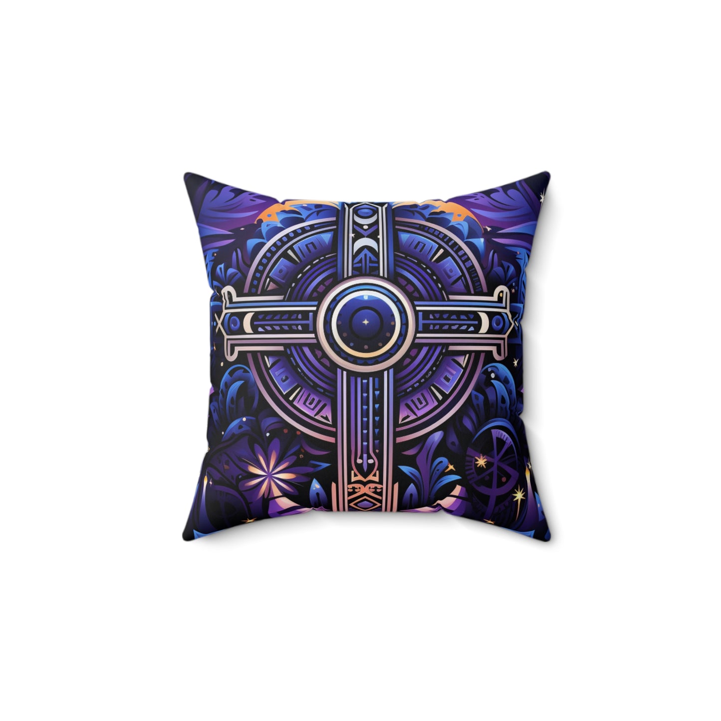 Spun Polyester Square Pillow - Redeemed Design