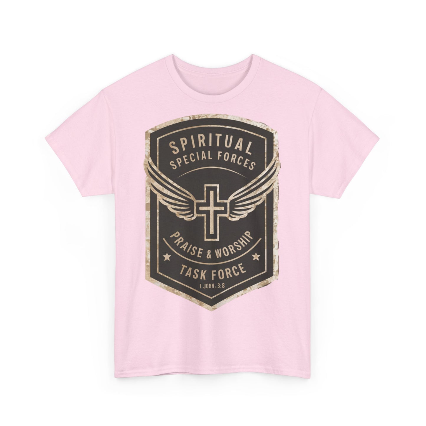 Unisex Heavy Cotton T-shirt - Spiritual Wars Praise & Worship
