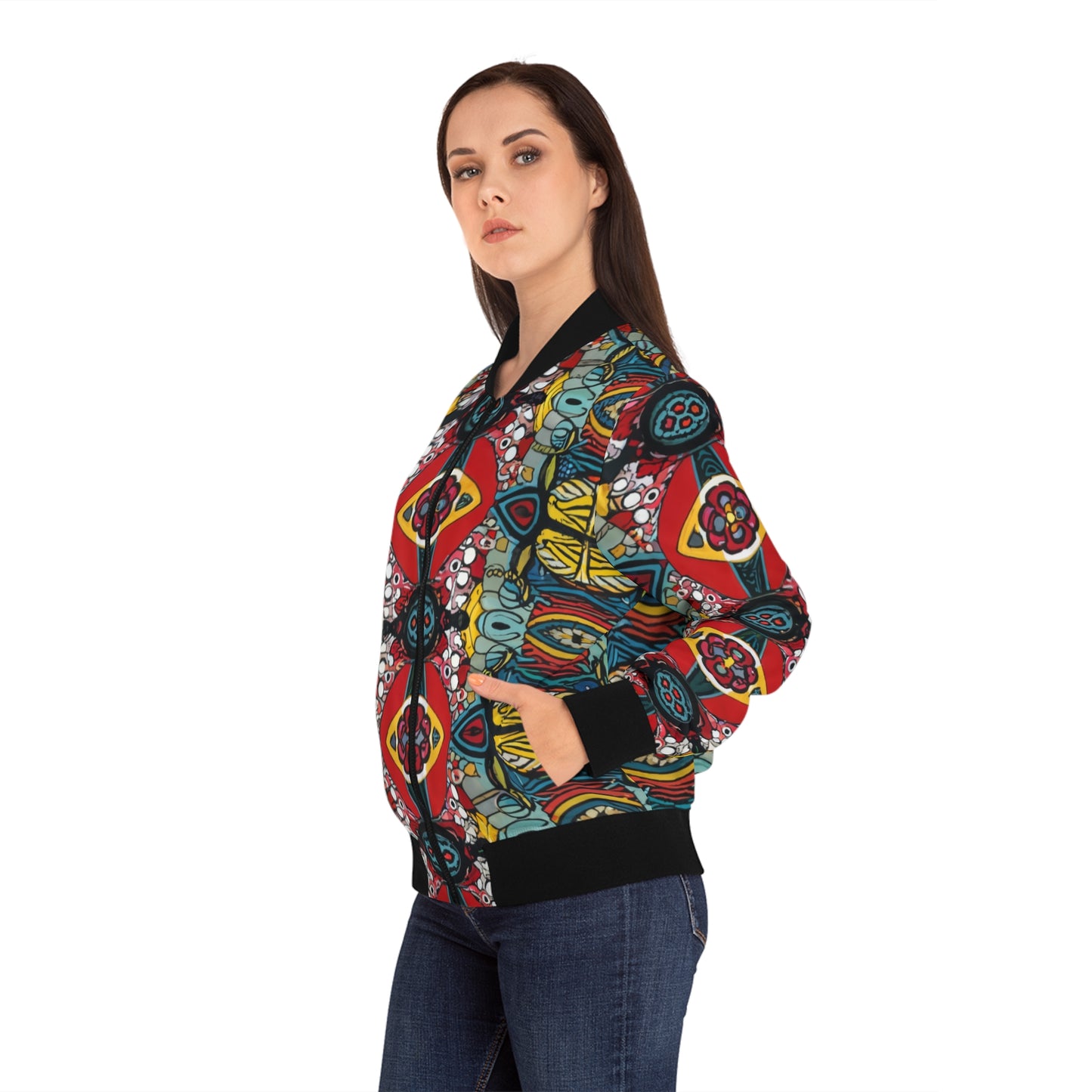 Women's Bomber Jacket - Promise Keeper Design