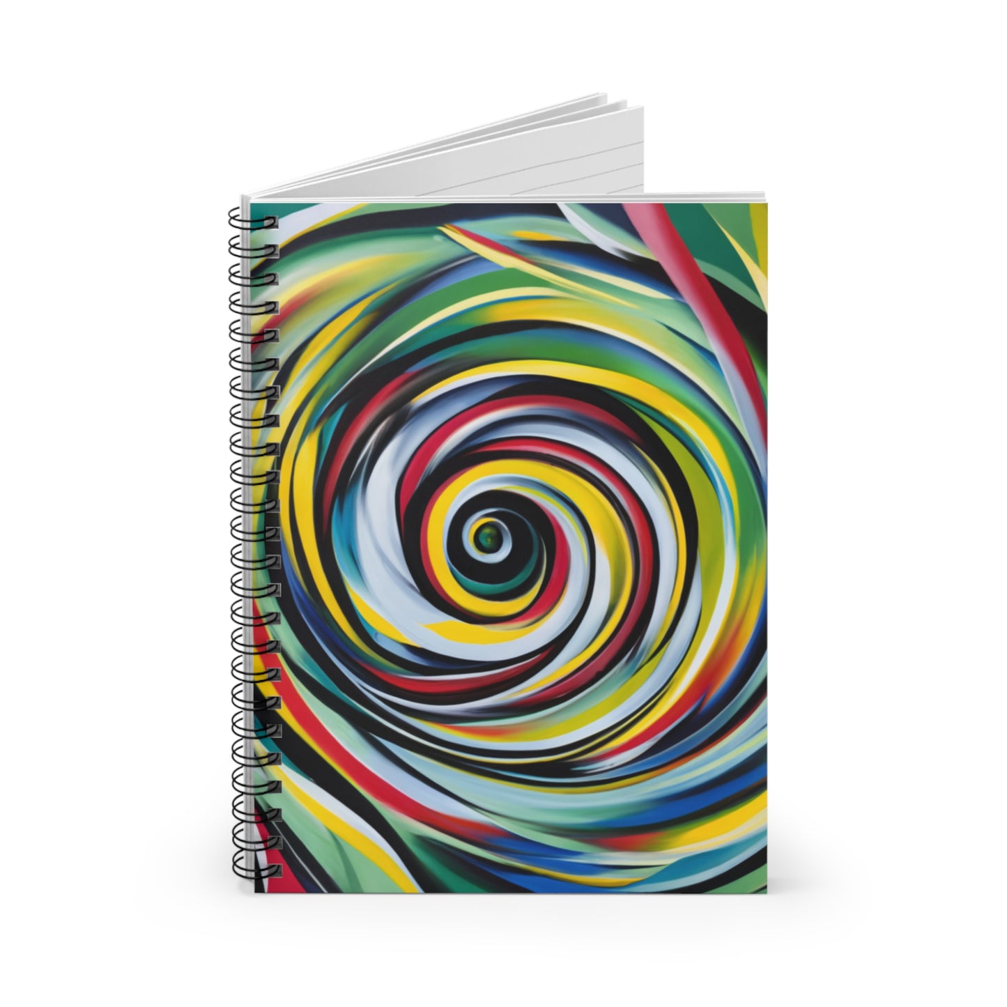 Spiral Notebook - Ruled Line - Afro Spiral