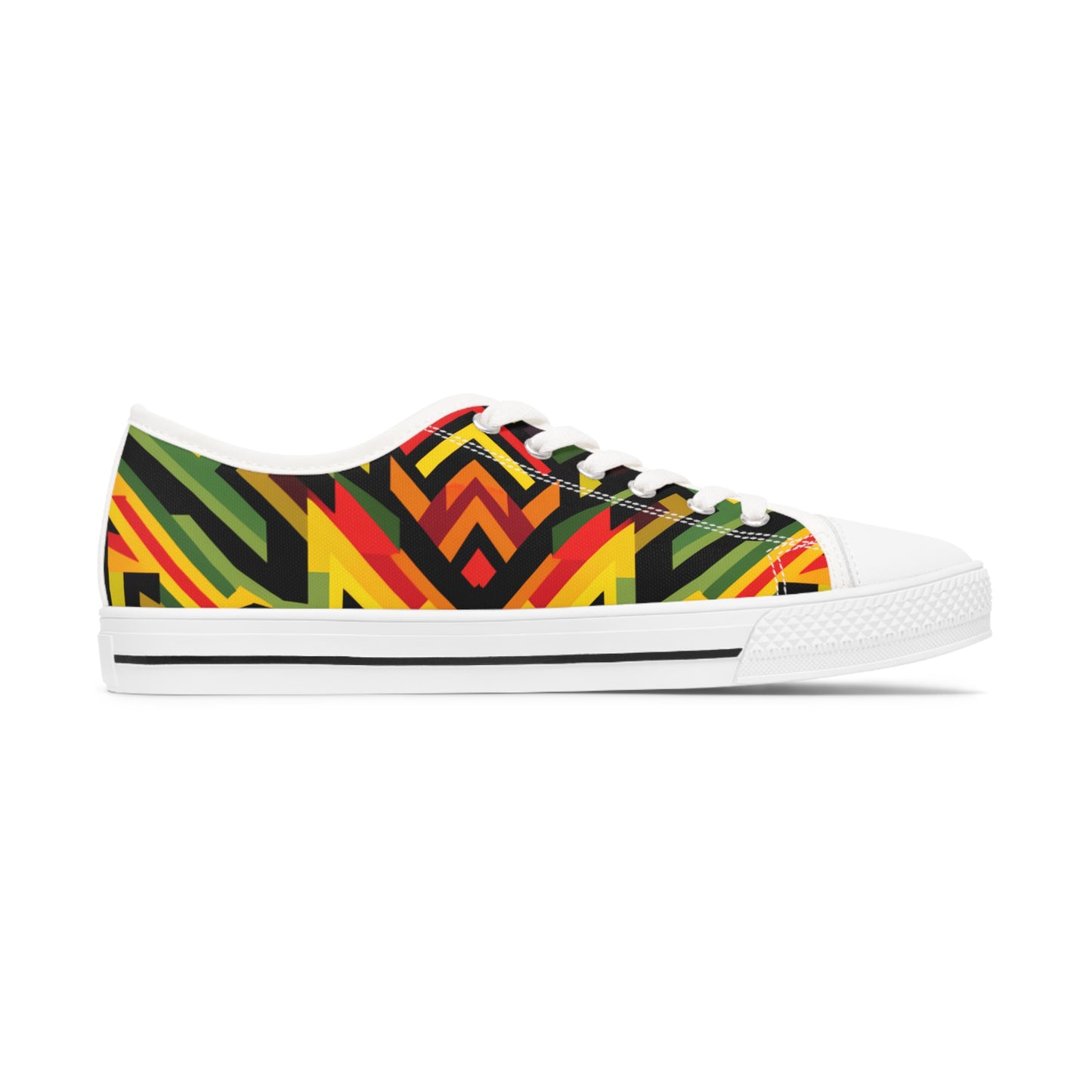 Women's Low Top Sneakers - Sun Splash Design