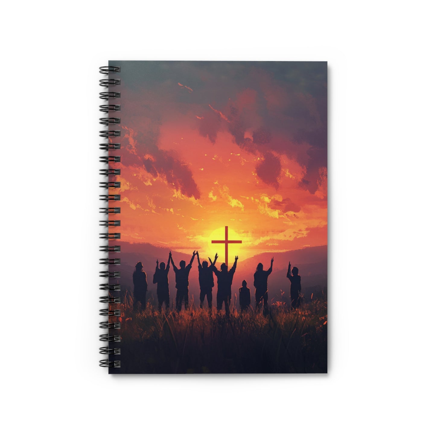 Spiral Notebook - Ruled Line - Grace Design