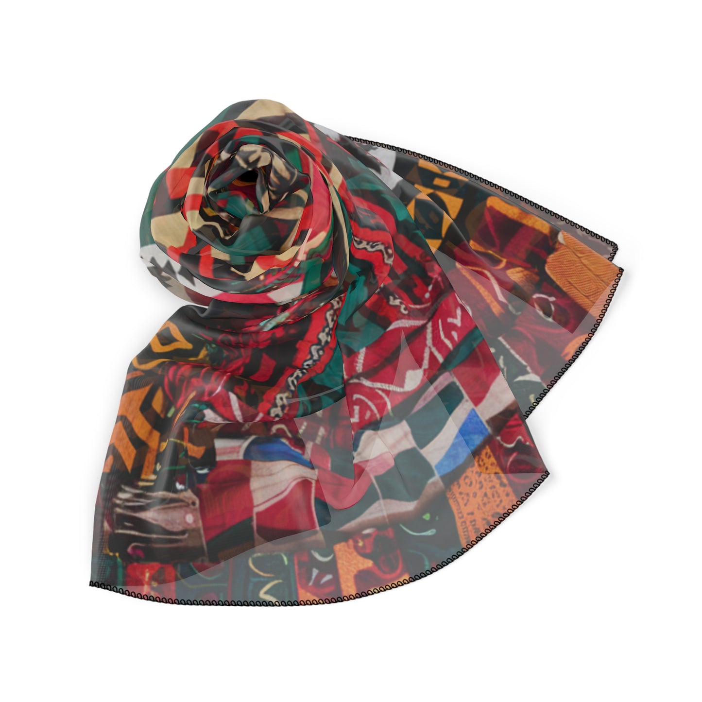 Unisex Poly Scarf - Abdalla Design