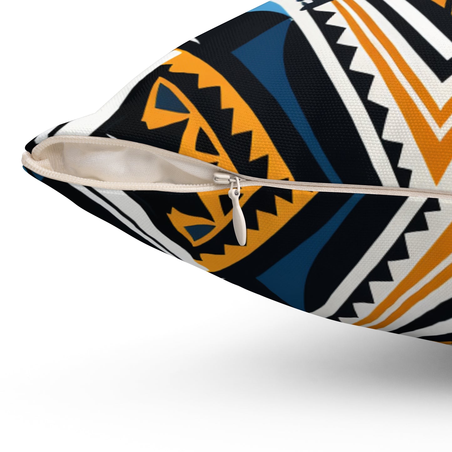 Spun Polyester Square Pillow - Bukhosi Design