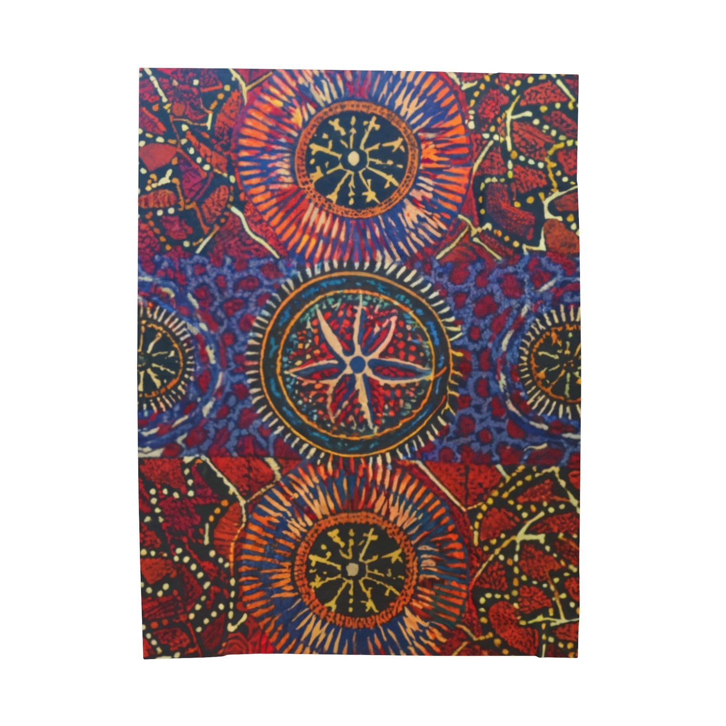 Velveteen Plush Blanket - Matopos Design
