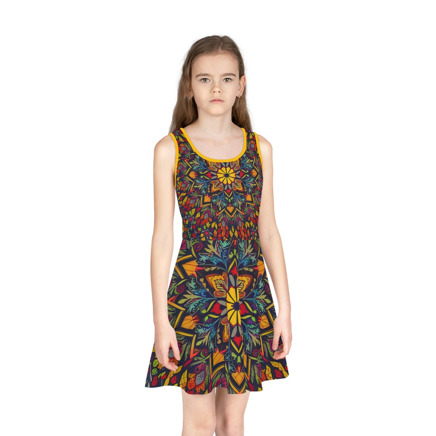 Girls' Sleeveless Sundress - Heavenly Flowers