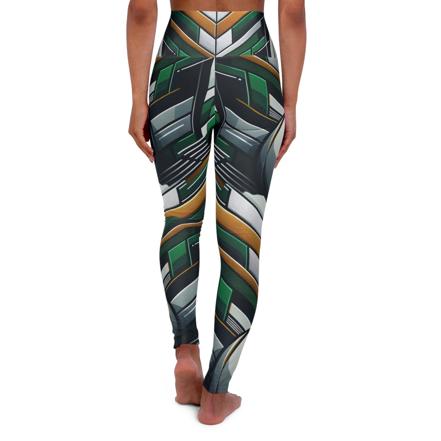 High Waisted Leggings - Ama Champions Design