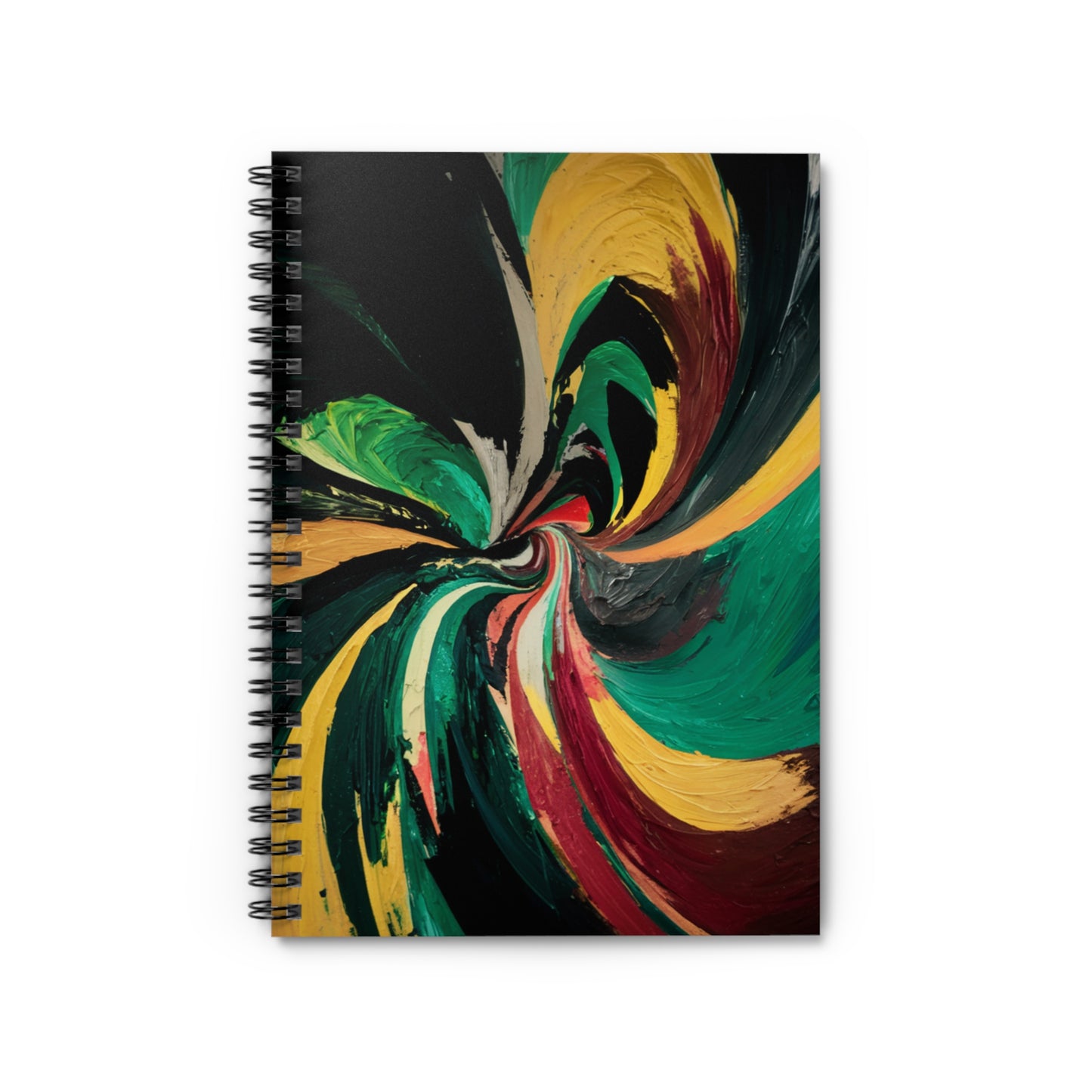 Spiral Notebook - Ruled Line - Abstract Design