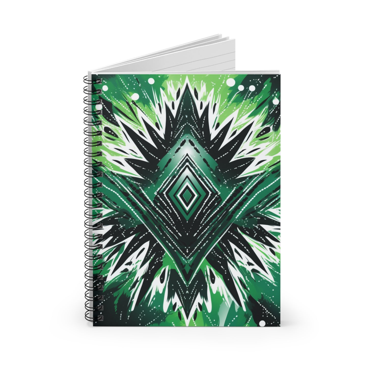 Spiral Notebook Ruled Line - Naija Tye Dye Design
