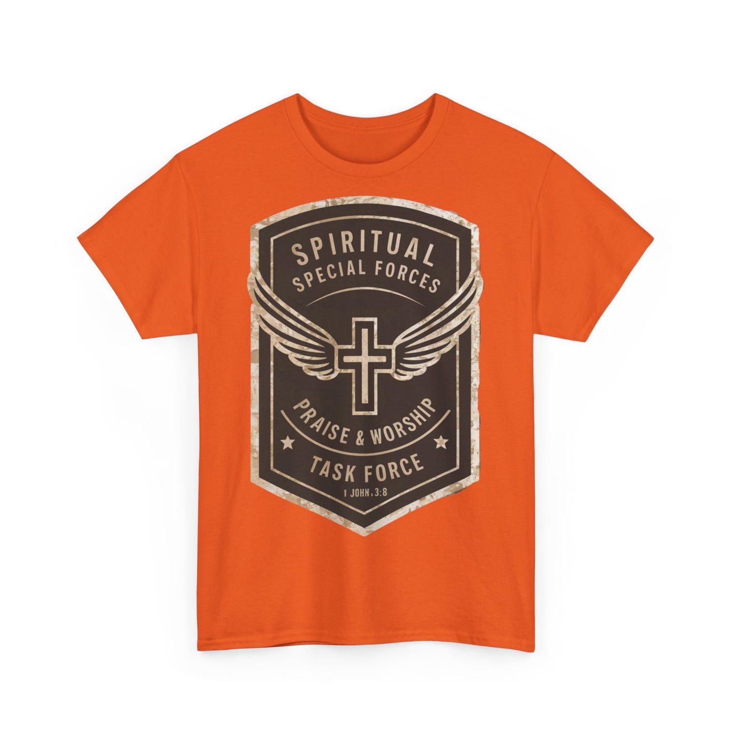 Unisex Heavy Cotton T-shirt - Spiritual Wars Praise & Worship