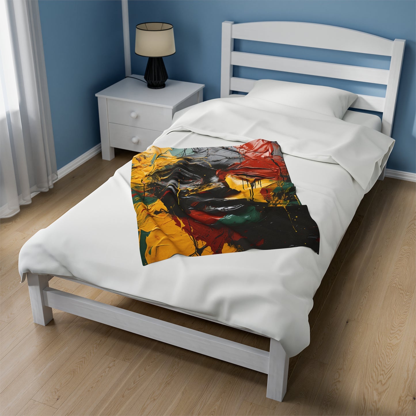 Velveteen Plush Blanket - Resilient Beauty Design