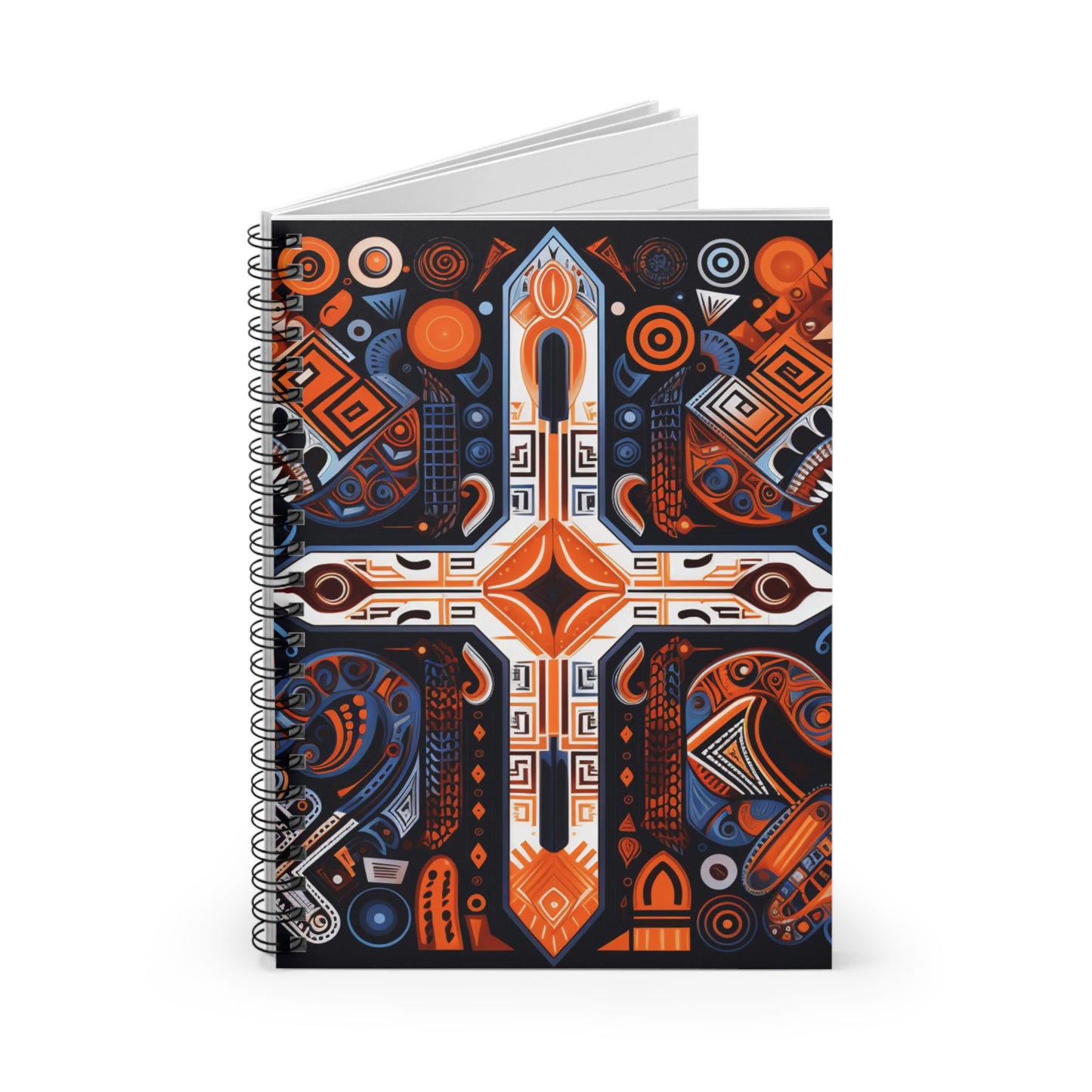 Spiral Notebook - Ruled Line - Faith in Mosaic Design - Romans 8:28