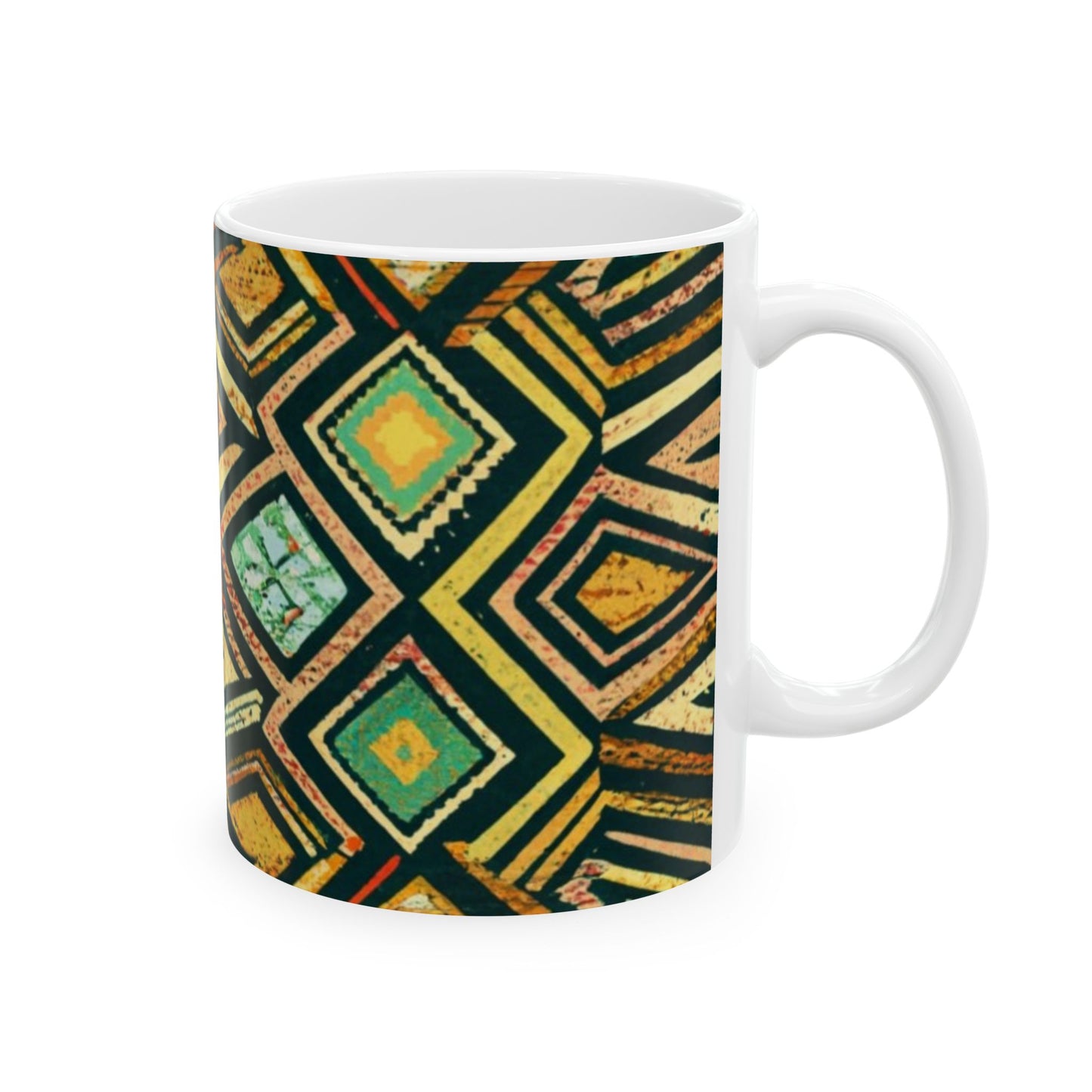 Ceramic Mug 11oz - African Psalm Design