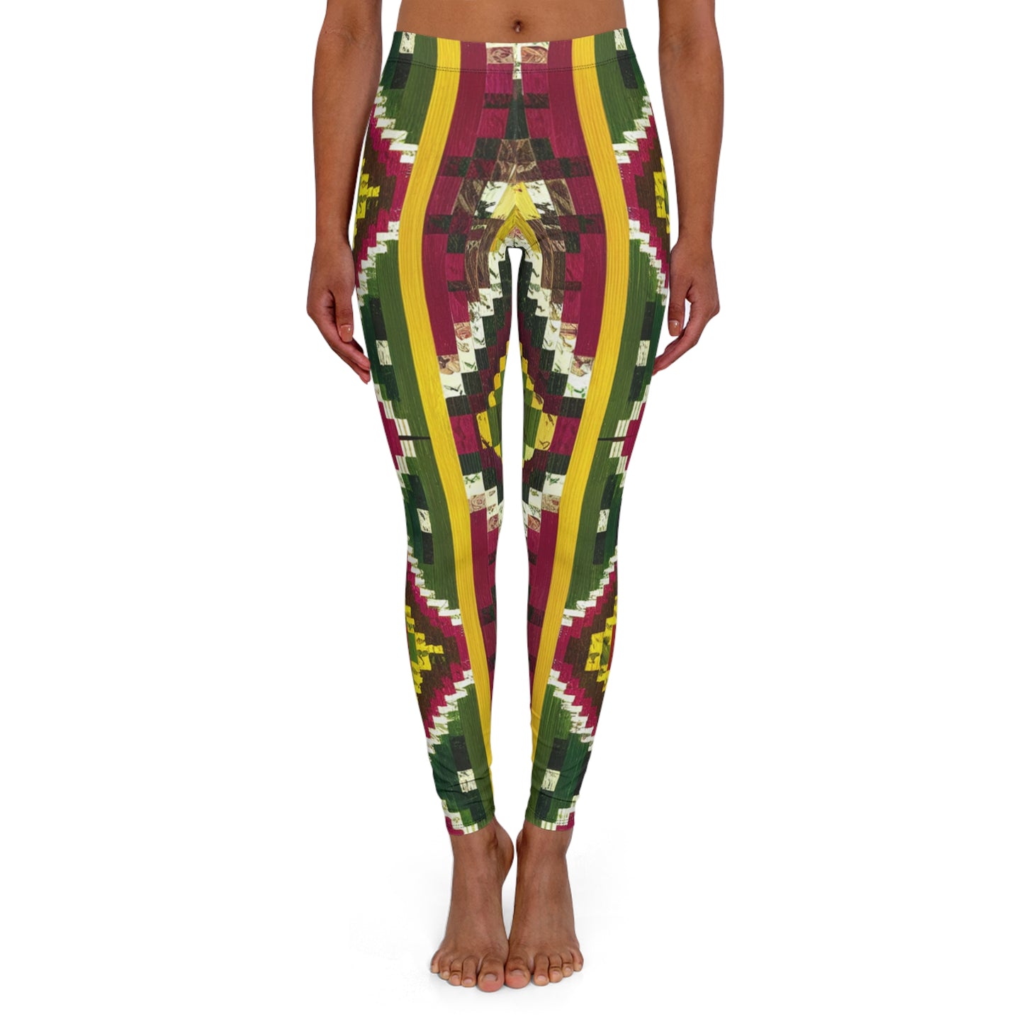 Women's Spandex Leggings - Eternal Flame Design