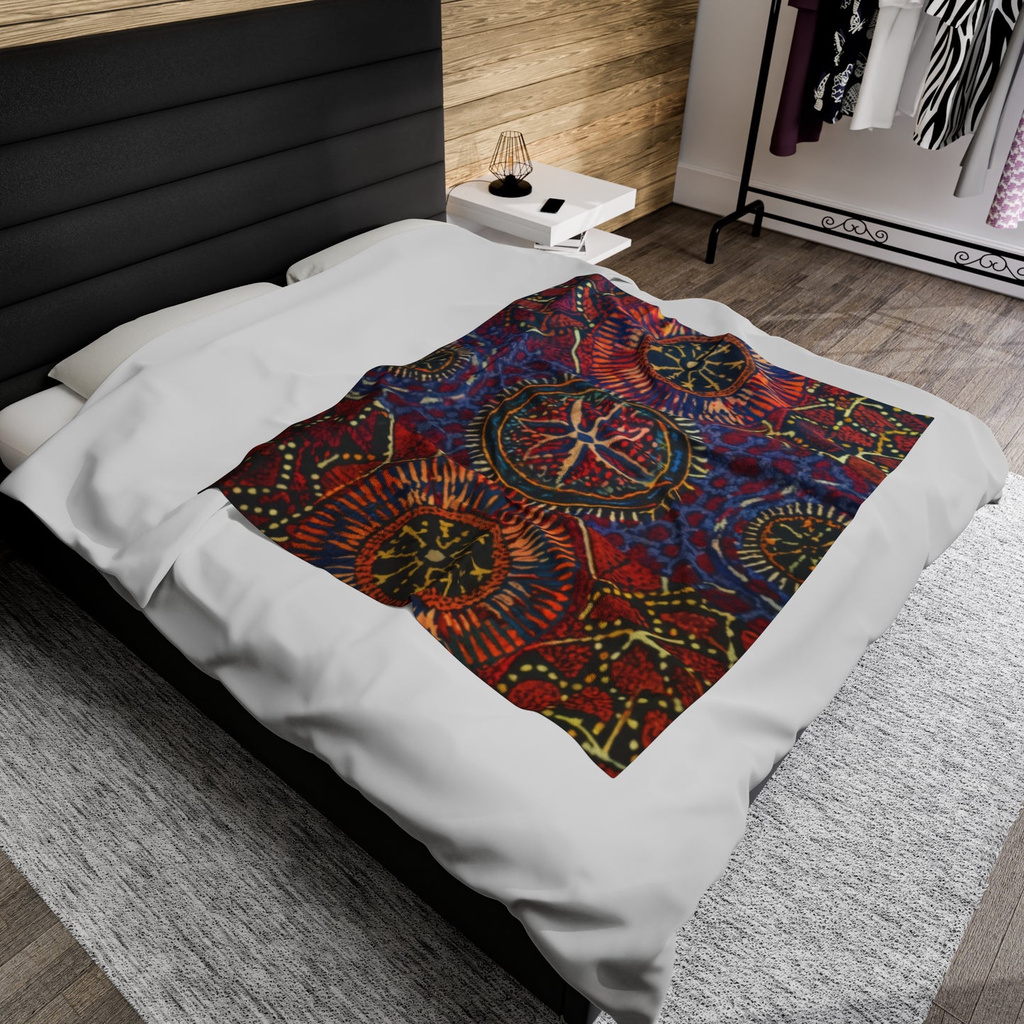 Velveteen Plush Blanket - Matopos Design