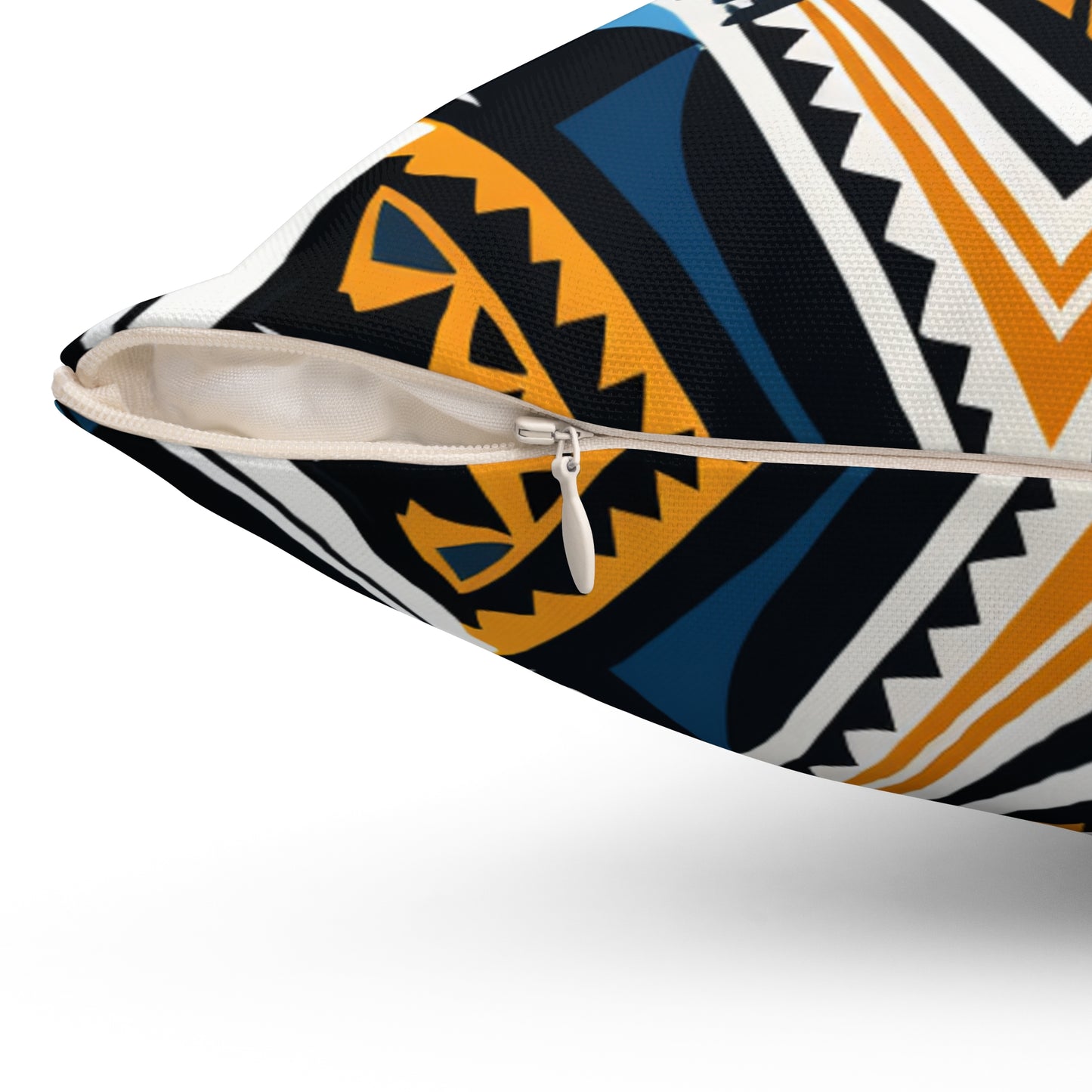Spun Polyester Square Pillow - Bukhosi Design