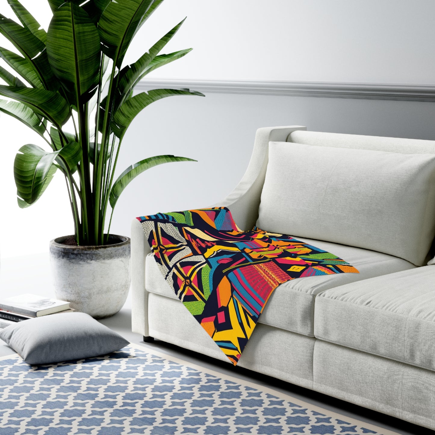 Baby Swaddle Blanket - Limpopo Collage Design