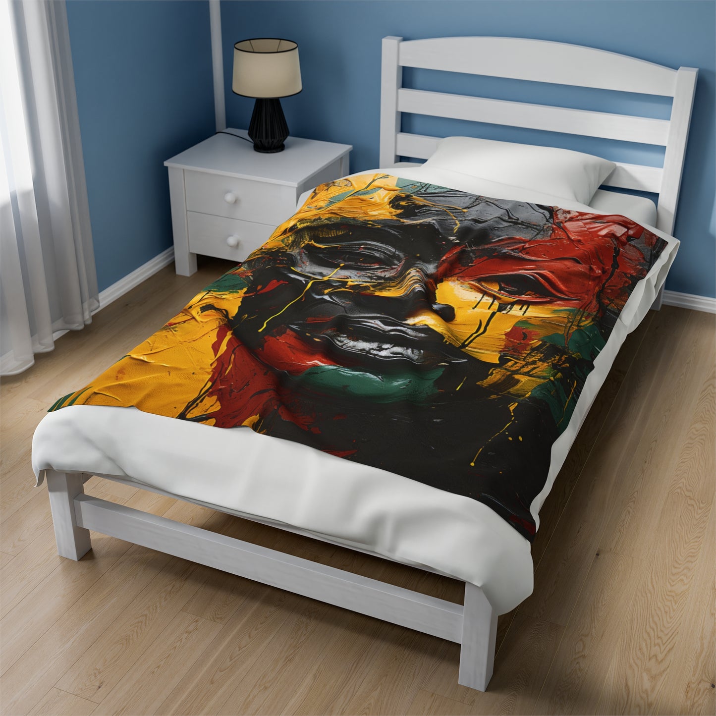 Velveteen Plush Blanket - Resilient Beauty Design