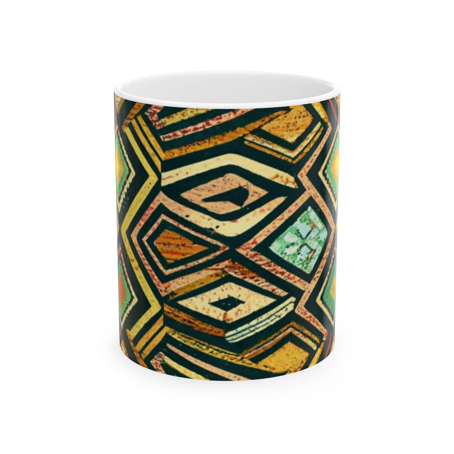 Ceramic Mug 11oz - African Psalm Design