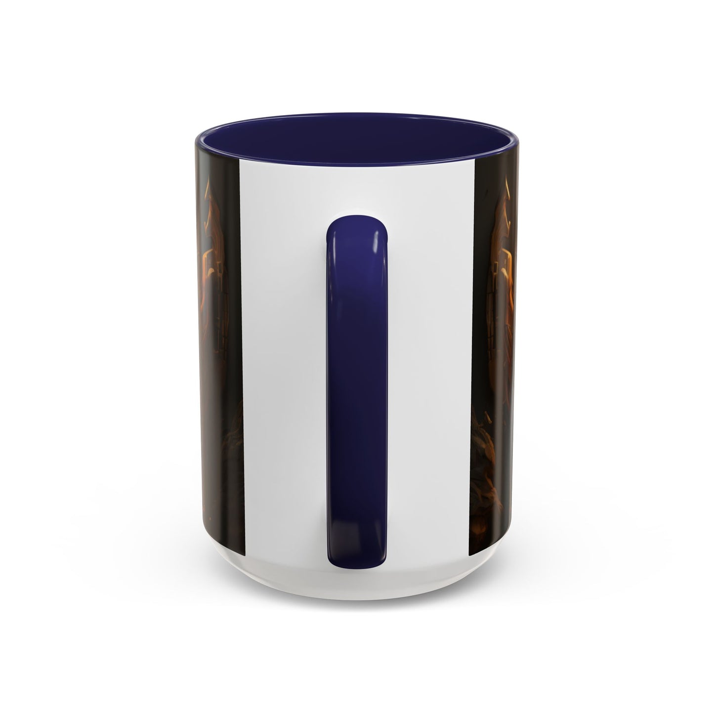 Accent Coffee Mug, 11oz - Lion of Majesty Design